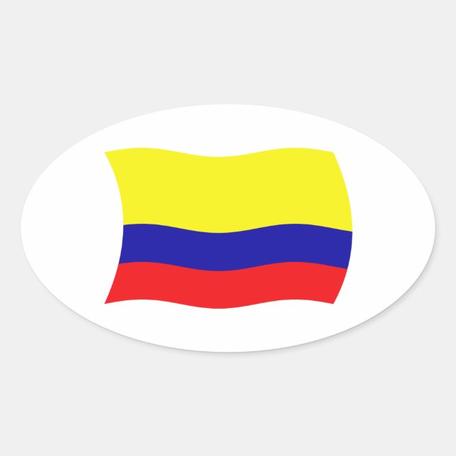 Colombia Flag Sticker (Front)