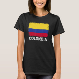 Colombia Flag Support Colombian People Women Men T-Shirt