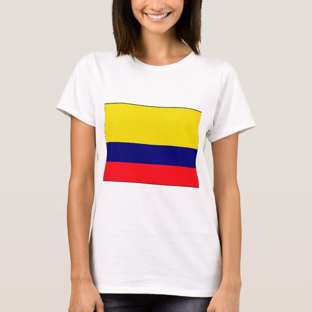 Colombia flag T-Shirt (Front)