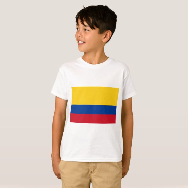 Colombia Flag T-Shirt (Front Full)