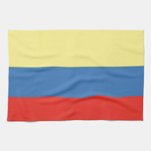 Colombia Flag Tea Towel