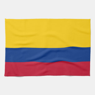 Colombia Flag Tea Towel