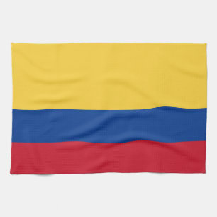 Colombia flag tea towel