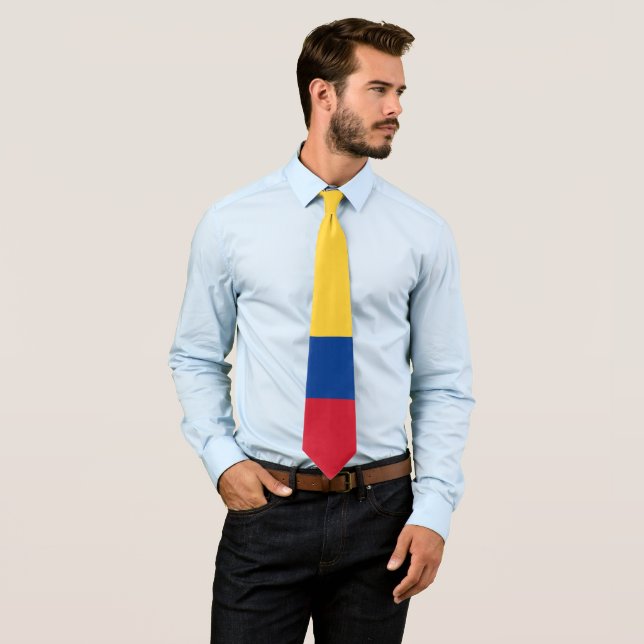 Colombia flag tie (In Situ)