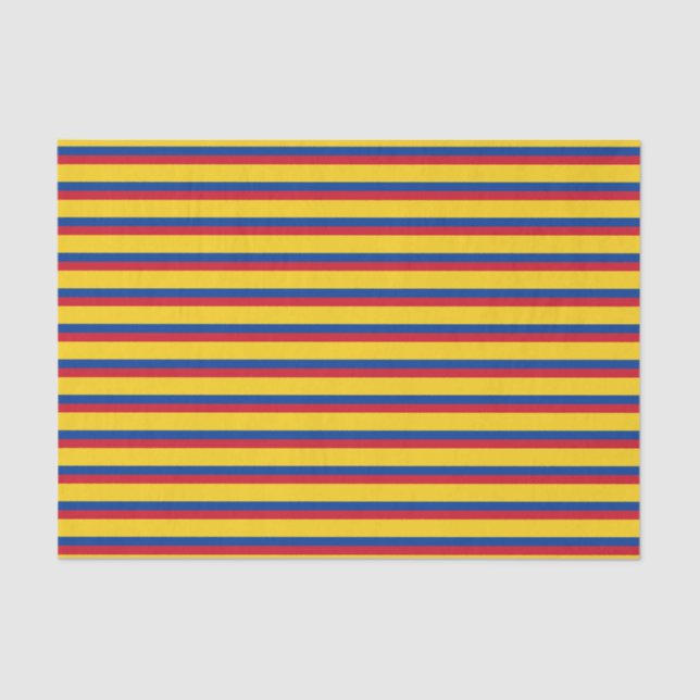 Colombia Flag Tissue Paper (Front)