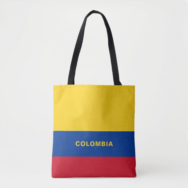 Colombia Flag Tote Bag (Front)