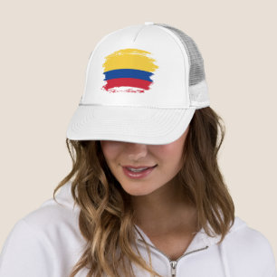 Colombia flag trucker hat
