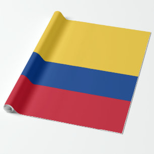 Colombia flag wrapping paper
