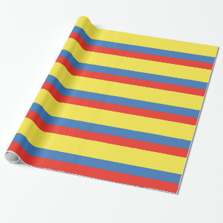 Colombia Flag Wrapping Paper