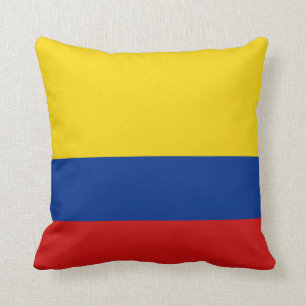 Colombia Flag x Flag Pillow