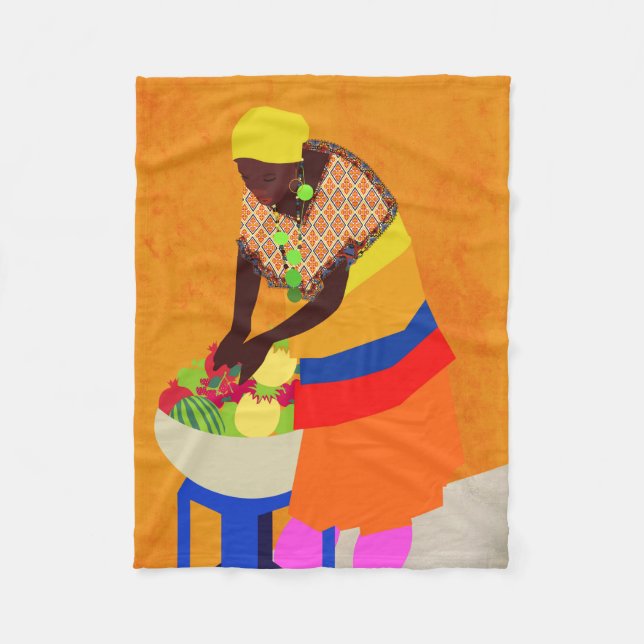 Colombia Fleece Blanket (Front)