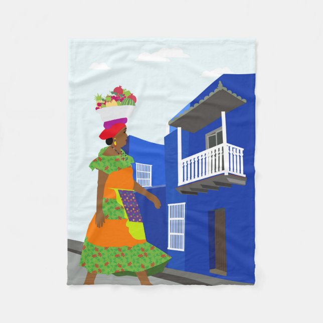 Colombia Fleece Blanket (Front)
