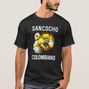 Colombia Food Comida Pride Matching Colombian Sanc T-Shirt