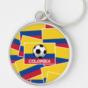 Colombia Football Key Ring