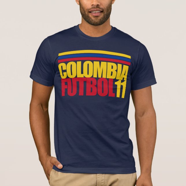 Colombia Futbol 11 Tee (Front)