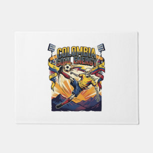 Colombia Goal Energy Skeleton Striker Nations Crea Doormat