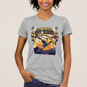 Colombia Goal Energy Skeleton Striker Nations Crea T-Shirt