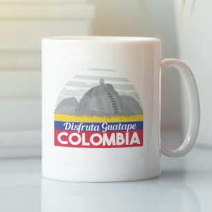 Colombia Guatape Vintage Travel Coffee Mug