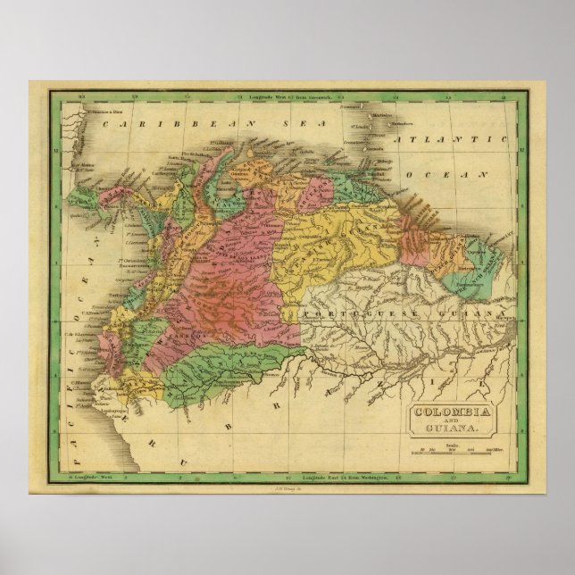 Colombia, Guiana Poster (Front)