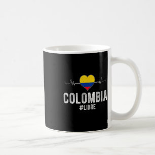 Colombia #libre Colombia Libre Flag Colombian Patr Coffee Mug