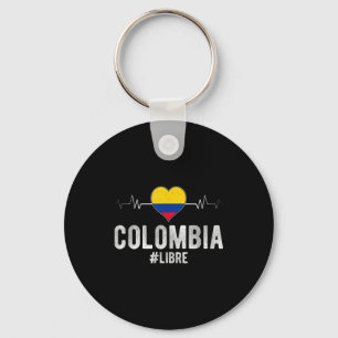 Colombia #libre Colombia Libre Flag Colombian Patr Key Ring