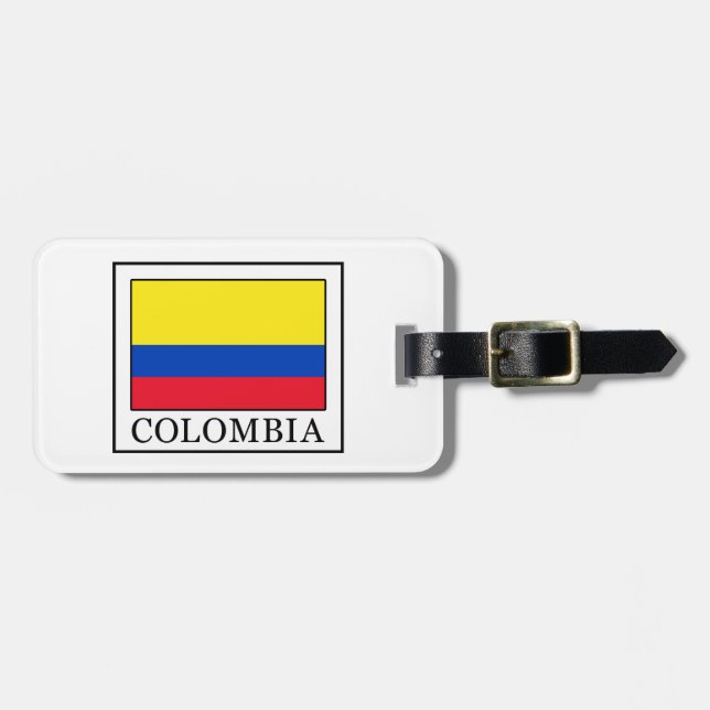 Colombia Luggage Tag (Front Horizontal)