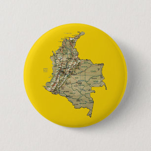 Colombia Map Button