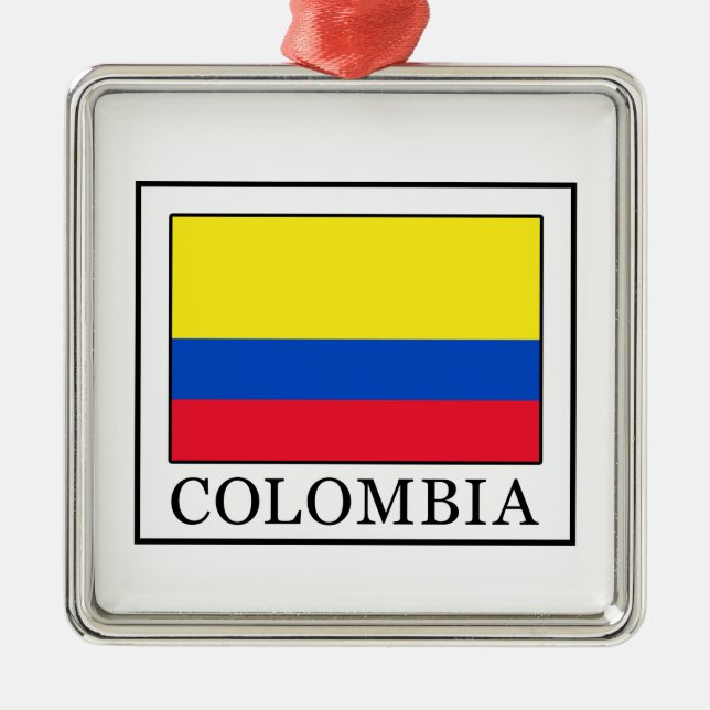 Colombia Metal Tree Decoration (Front)