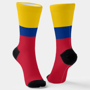 Colombia National Flag Fun Patriotic Colombian Socks
