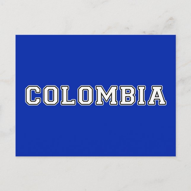 Colombia Postcard (Front)