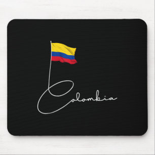 Colombia Pride Flag Colombian National Expat Patri Mouse Pad