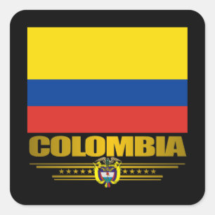 "Colombia Pride" Square Sticker