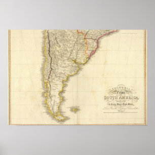 Colombia Prima, S America S sheet Poster