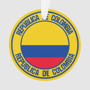 Colombia Round Emblem Ornament