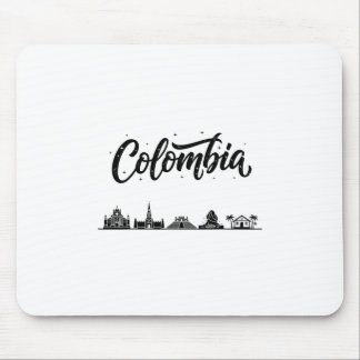 Colombia Skyline Travel Vacation Outfits  Mouse Pad