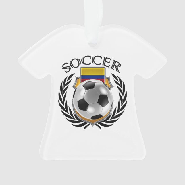 Colombia Soccer 2016 Fan Gear Ornament (Front)