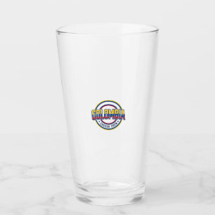 Colombia Soccer 2026 Soccer Bold Country Typograph Glass
