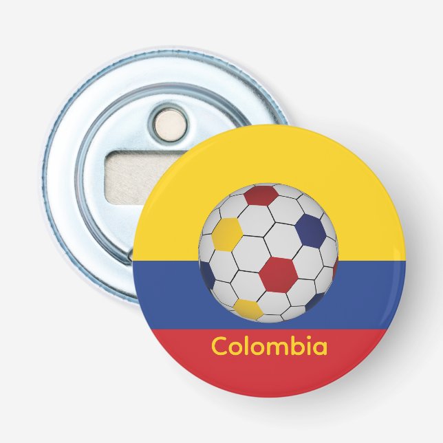 Colombia Soccer Bottle Opener (Front)