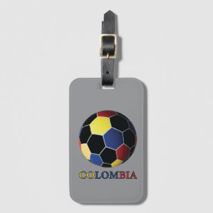 Colombia Soccer Luggage Tag