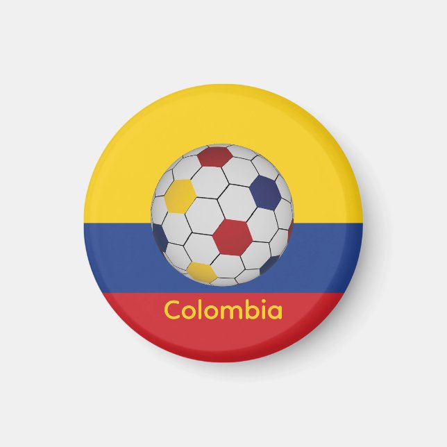 Colombia Soccer Magnet (Front)