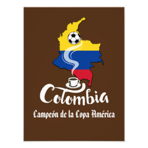 Colombia Soccer Photo Print