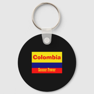 Colombia Soccer Power T Shirt Key Ring