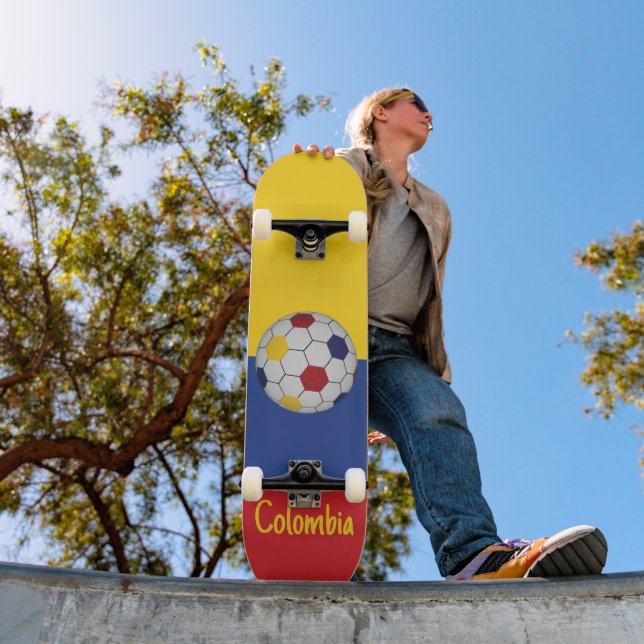 Colombia Soccer Skateboard (Outdoor 1)