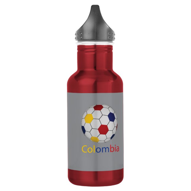 Colombia Soccer Water Bottle (Left)