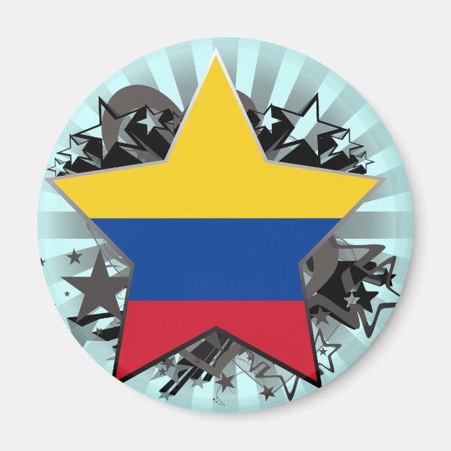 Colombia Star Magnet (Front)