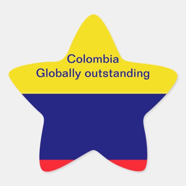 Colombia Star Sticker (Front)