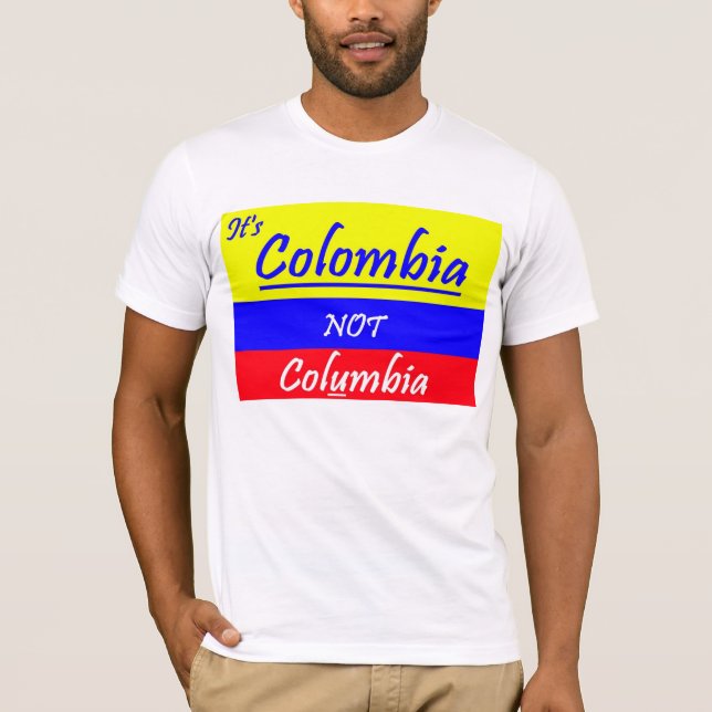 Colombia tee not Columbia (Front)