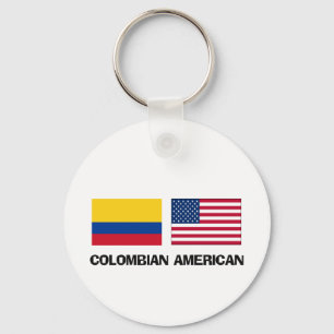 Colombian American Key Ring