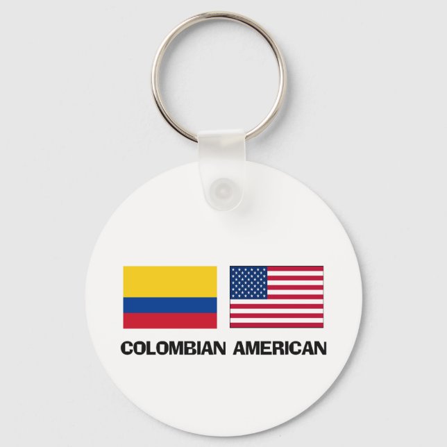 Colombian American Key Ring (Front)