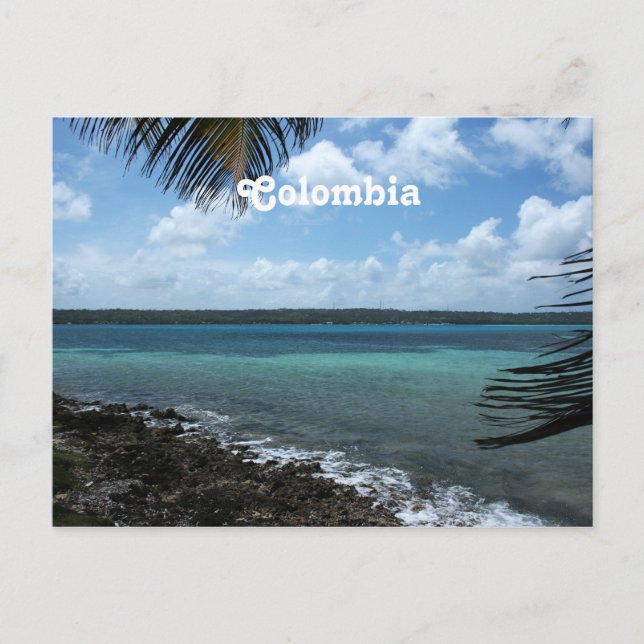 Colombian Beach Postcard (Front)